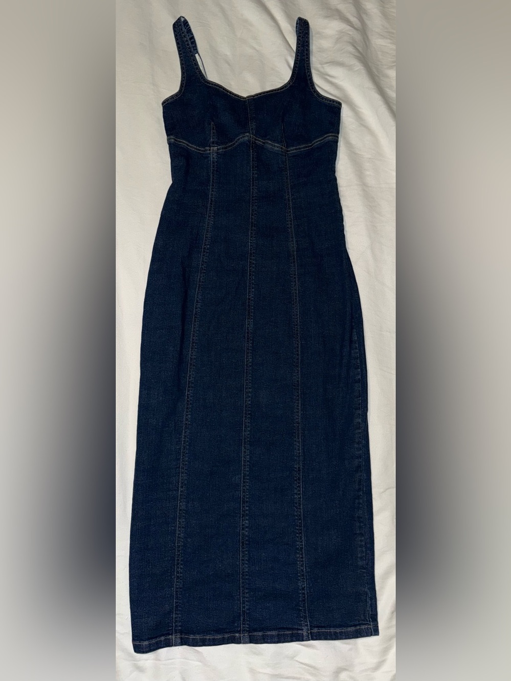 wild fable Dark Indigo Denim Midi Tank Dress